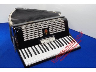 Galotta full size accordion finished in black